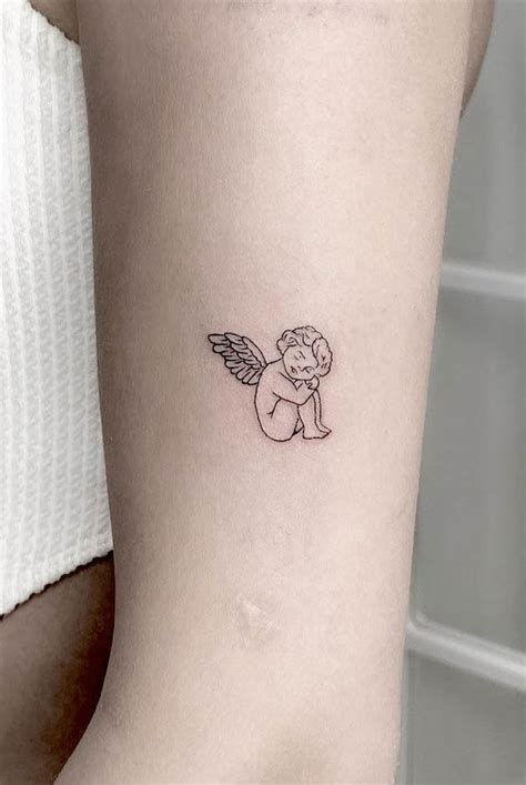 tattoo name angel|simple angel tattoos for women.